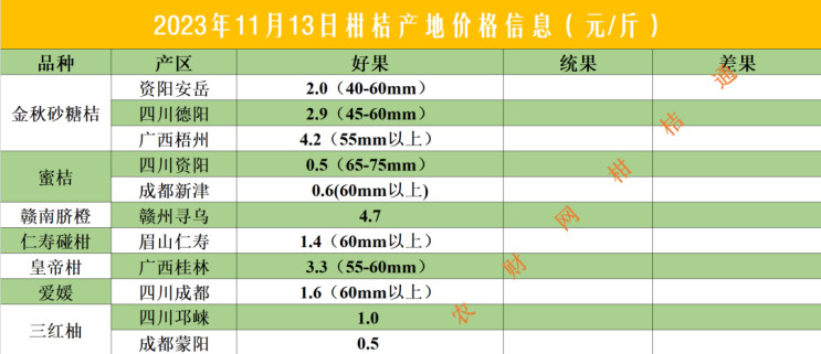 柑橘价格行情（2023-11-13）.jpg